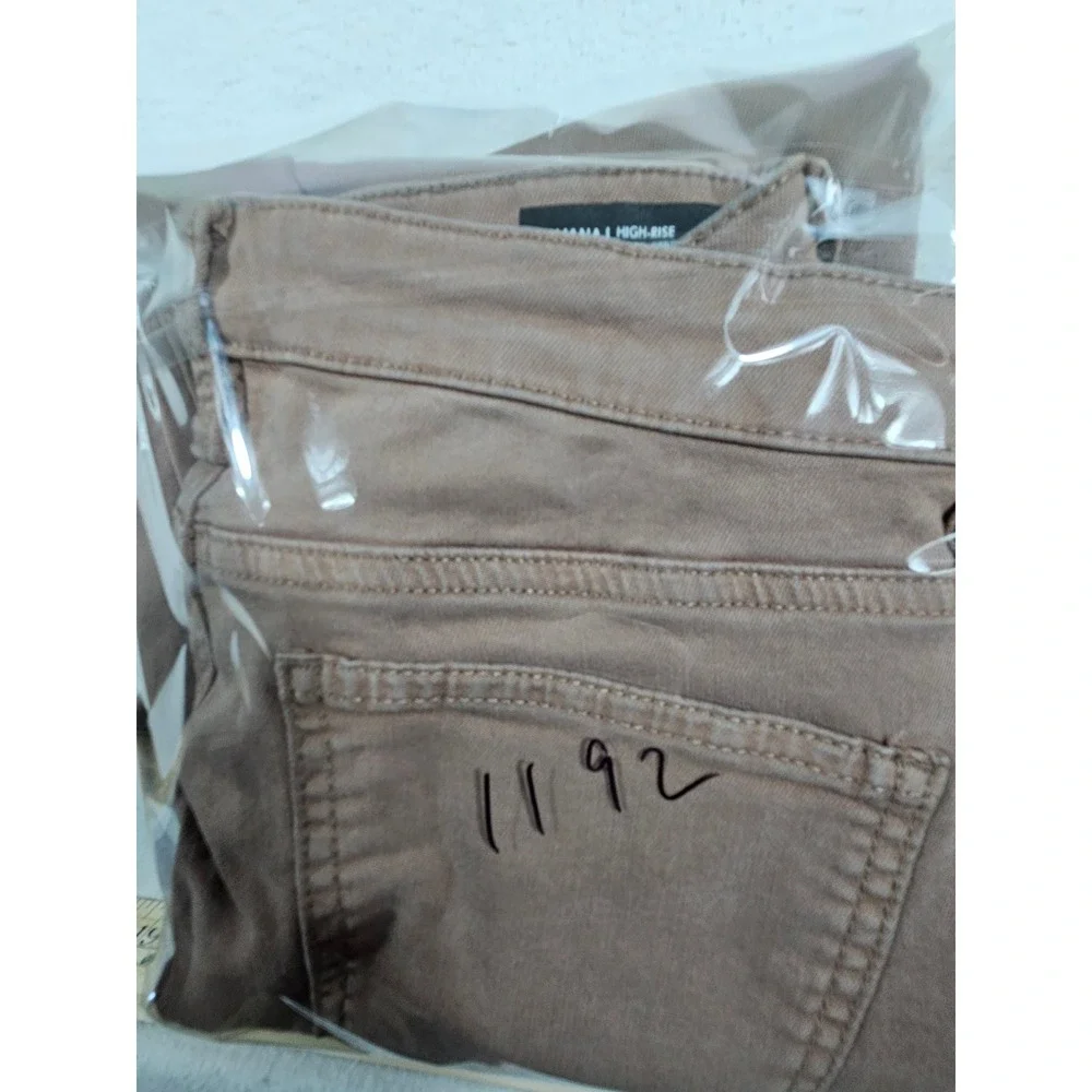Buffalo David Bitton Havana High Rise Ankle Skinny Jeans‎ Mauve Brown 6/28